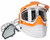 Jt ProFlex Thermal Paintball Mask - 2.0 Limited Edition Orange/White w/ Orange Visor