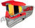 JT Pro-Flex Thermal Paintball Mask - Red/Gray