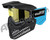 JT ProFlex (Old School) Thermal Paintball Mask - Black/Sky Blue w/ Yellow Lens