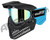 JT ProFlex (Old School) Thermal Paintball Mask - Black/Sky Blue w/ Prizm 2.0 Yellow Retro Lens