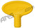 JT Rubber Barrel Plug - Yellow (63325)