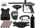 Kingman Spyder Xtra Light Gunner Paintball Gun Package Kit