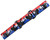 KM Paintball Universal JT Goggle Strap - 09 Patriotic Stripper