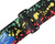 KM Paintball Universal JT Goggle Strap - 09 Rasta Splatter Black