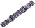 KM Paintball Universal JT Goggle Strap - 09 Purple Skull Plaid