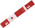 KM Paintball Universal JT Goggle Strap - Canada Flag