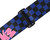 KM Paintball Goggle Strap - Checkered Black/Blue