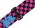 KM Paintball Goggle Strap - Checkered Black/Pink