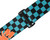 KM PAINTBALL GOGGLE STRAP - CHECKERED BLACK/TEAL