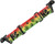 KM Paintball EVS Goggle Strap - Green Leaf Rasta