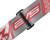 KM Paintball EVS Goggle Strap - Red/Grey