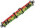 KM Paintball Grill Goggle Strap - Green Leaf (Rasta)