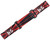 KM Paintball Universal JT Goggle Strap - Rising Sun - Black/Red