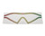 KM Paintball Mask Wraps - I4 Lens - All Over Rasta