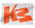 KM Logo Sticker - Orange