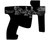 Laser Engraved Gun Design - Revolution