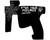Laser Engraved Gun Design - Snowflake