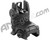 Magpul MBUS Rear Flip Up Sights Gen 2 - Black