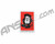 Monkey With a Gun Sticker - White