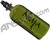 Ninja Flat Bottom Compressed Air Tank w/ Adjustable Regulator - 48/3000 - Gloss Olive Drab