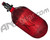 DISCOUNTED Ninja Carbon Fiber Air Tank w/ Ultralite Regulator - 68/4500 - Translucent Red