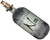 Ninja Lite Carbon Fiber Air Tank - 45/4500 w/ (SLX) All Brass Pro V2 Regulator - Grey Ghost