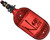 Ninja Lite Carbon Fiber Air Tank - 68/4500 w/ Flex Adjustable Regulator - Translucent Red