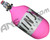Ninja Lite Carbon Fiber Air Tank - 68/4500 w/ Pro V2 Ultralite Regulator - Solid Pink