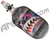 Ninja Lite Carbon Fiber Air Tank - 68/4500 w/ Pro V2 Ultralite Regulator - SE Warhawk Cotton Candy (Grey)