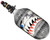 Ninja Lite Carbon Fiber Air Tank - 68/4500 w/ Flex Adjustable Regulator - SE Warhawk Grey