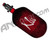 DISCOUNTED Ninja SL Carbon Fiber Air Tank w/ Ultralite Regulator - 68/4500 - Red