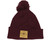 Planet Eclipse Worker Pom Beanie - Burgundy