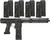 Planet Eclipse EMEK EMF100 (PAL Enabled) Mag Fed Paintball Gun w/ 8 Pack CF20 Magazines - Black