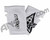 Planet Eclipse Stars Wristband - White
