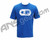 Planet Eclipse Men's Embossed T-Shirt - Blue