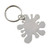 Rufus Dawg Splat Key Chain - Stainless Steel