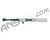 Shocktech Spyder Supafly Rear Cocking Bolt - White/Green