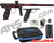 SP Shocker AMP Electronic Paintball Gun w/ Black Mechanical Frame - Black w/ Red Splash