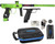 SP Shocker AMP Electronic Paintball Gun w/ Black Mechanical Frame - Green/Black