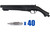 T4E .68 Cal HDS Paintball Shotgun Basic Package Kit #3 - Black