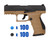T4E .43 Cal Echo Training Pistol Paintball Package Kit - Walther PPQ M2 LE - FDE