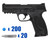 T4E .43 Cal India Training Pistol Paintball Package Kit - Smith & Wesson M&P 2.0 - Black