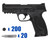 T4E .43 Cal Juliet Training Pistol Paintball Package Kit - Smith & Wesson M&P 2.0 - Black