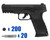 T4E .43 Cal Juliet Training Pistol Paintball Package Kit - TPM1 - Black