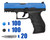 T4E .43 Cal Kilo Training Pistol Paintball Package Kit - Walther PPQ M2 LE - Blue