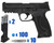 T4E .43 Cal Mike Training Pistol Paintball Package Kit - Smith & Wesson M&P 2.0 - Black