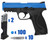 T4E .43 Cal Mike Training Pistol Paintball Package Kit - Smith & Wesson M&P 2.0 - Blue/Black