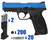 T4E .43 Cal Papa Training Pistol Paintball Package Kit - Smith & Wesson M&P 2.0 - Blue/Black