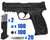 T4E .43 Cal Quebec Training Pistol Paintball Package Kit - Smith & Wesson M&P 2.0 - Black