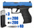 T4E .43 Cal Romeo Training Pistol Paintball Package Kit - Walther PPQ M2 LE - Blue